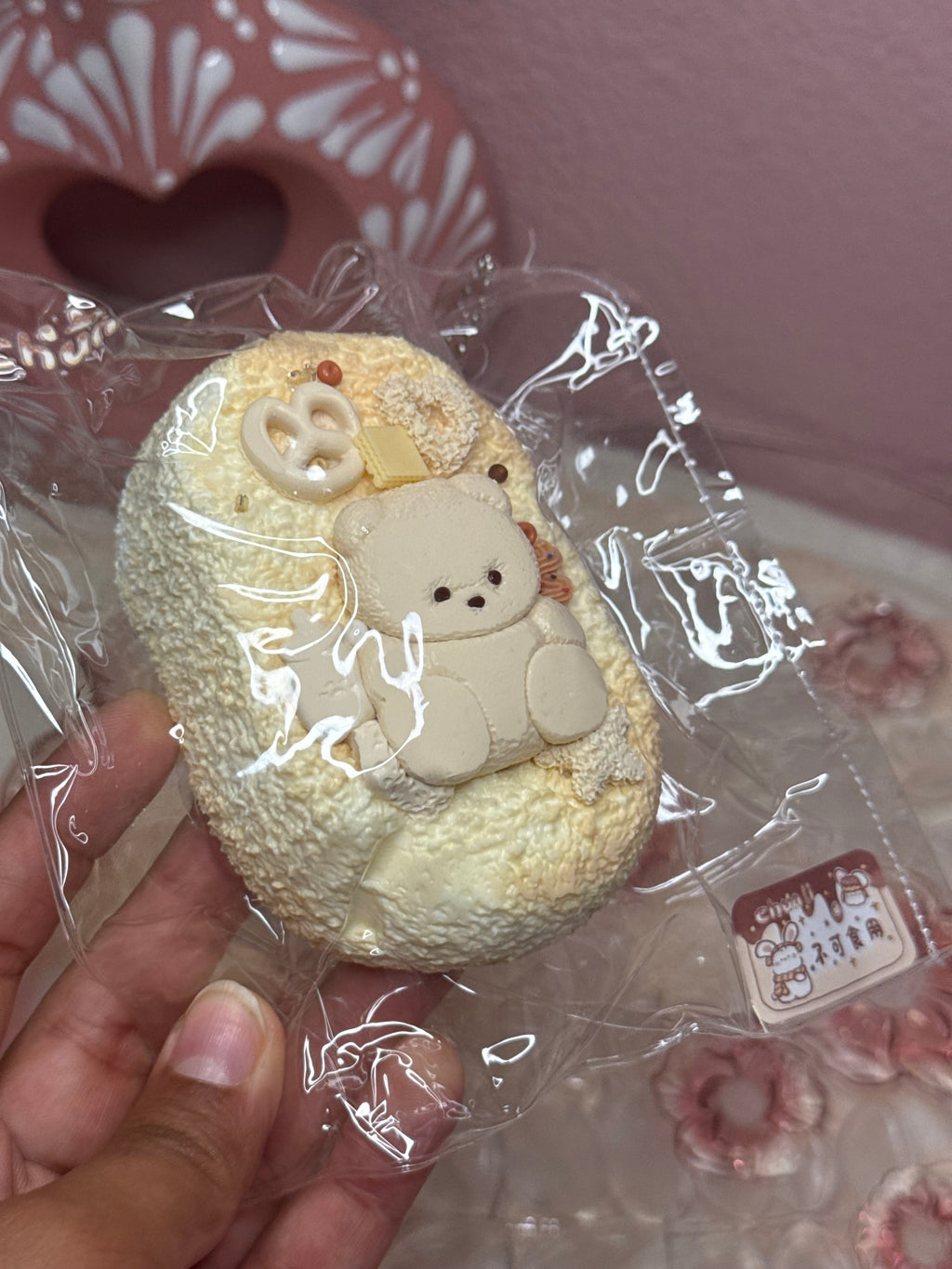 Beige Baby Bear Taba - Food Grade Silicone Squishy