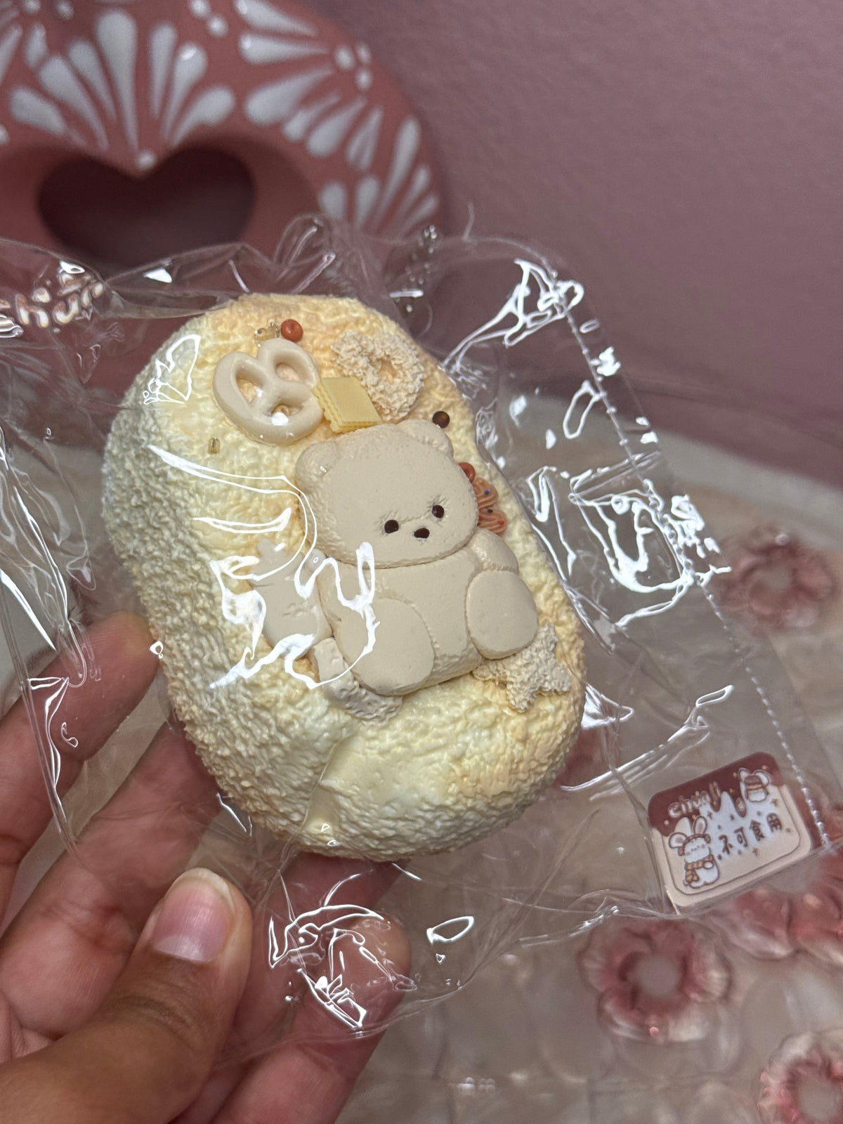 Beige Baby Bear Taba - Food Grade Silicone Squishy