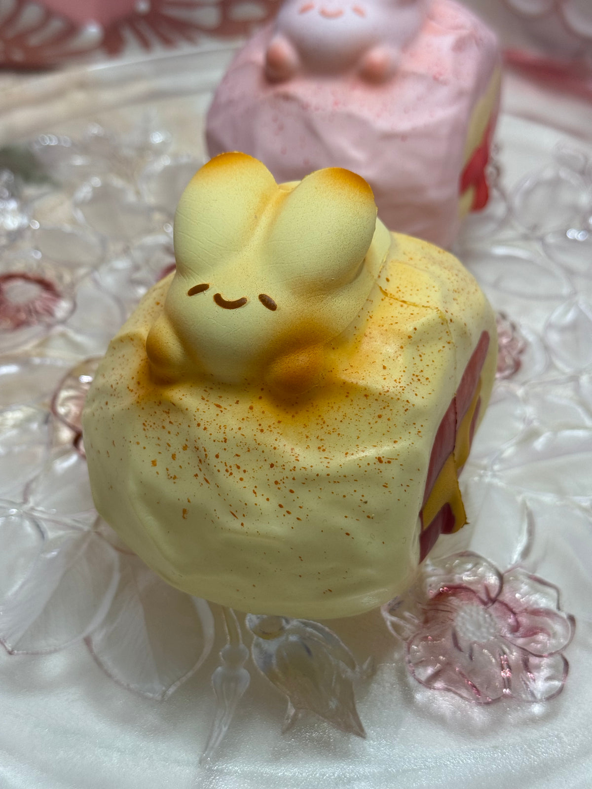 Bunny Cream Puff Layered Cake Squishy - Smilegogo