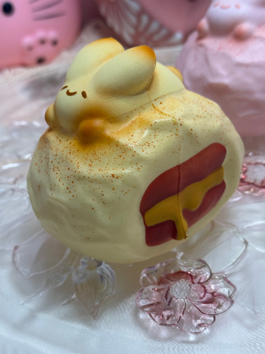 Bunny Cream Puff Layered Cake Squishy - Smilegogo