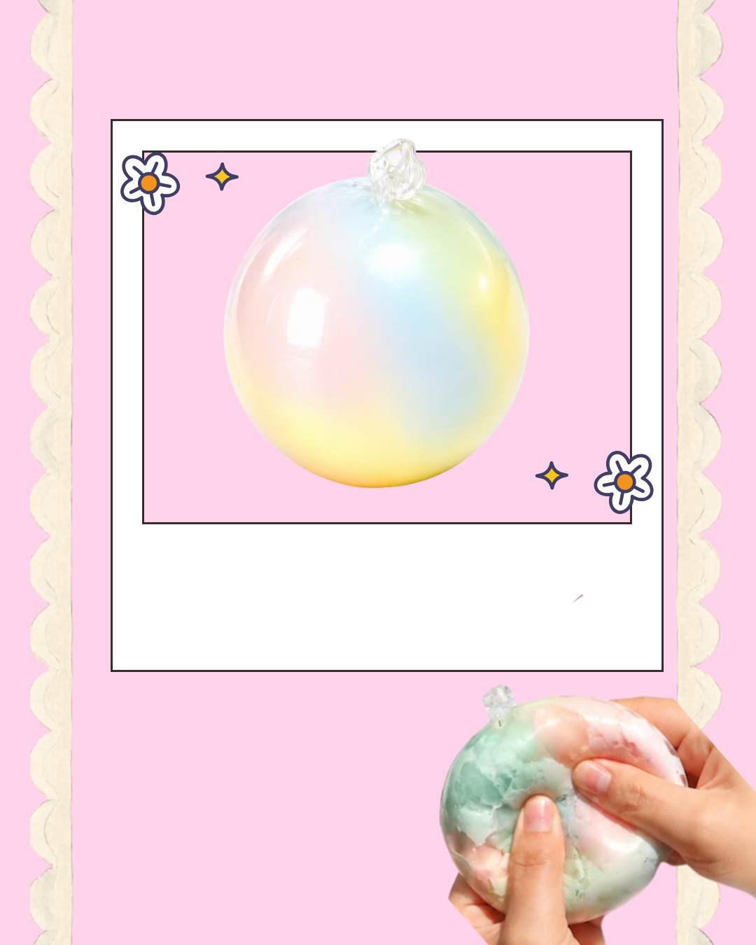 Wax Cracking Ball ASMR Stress Ball