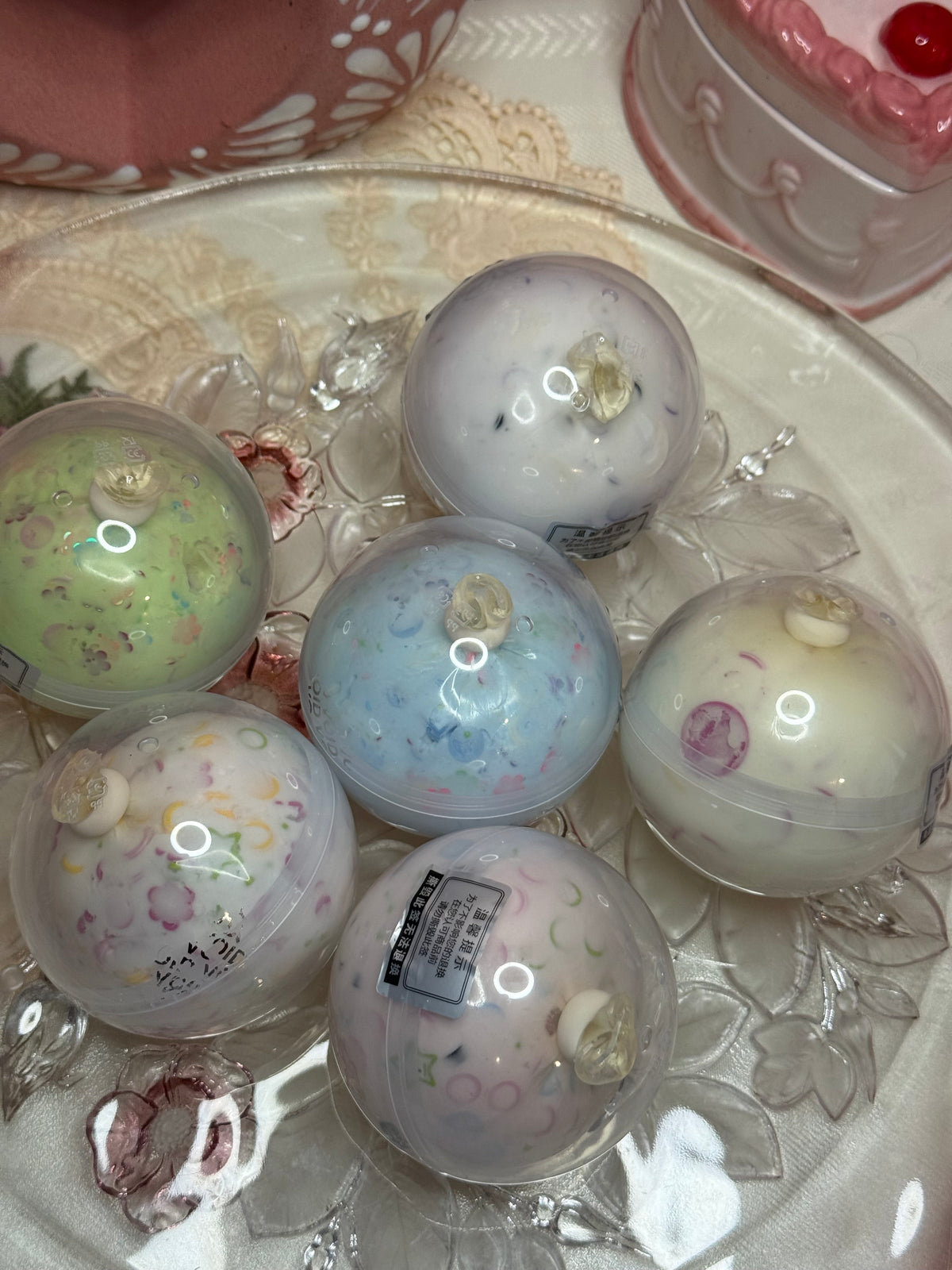 Crunchy Yogurt Balls - Large Handmade Crunchy Squishy