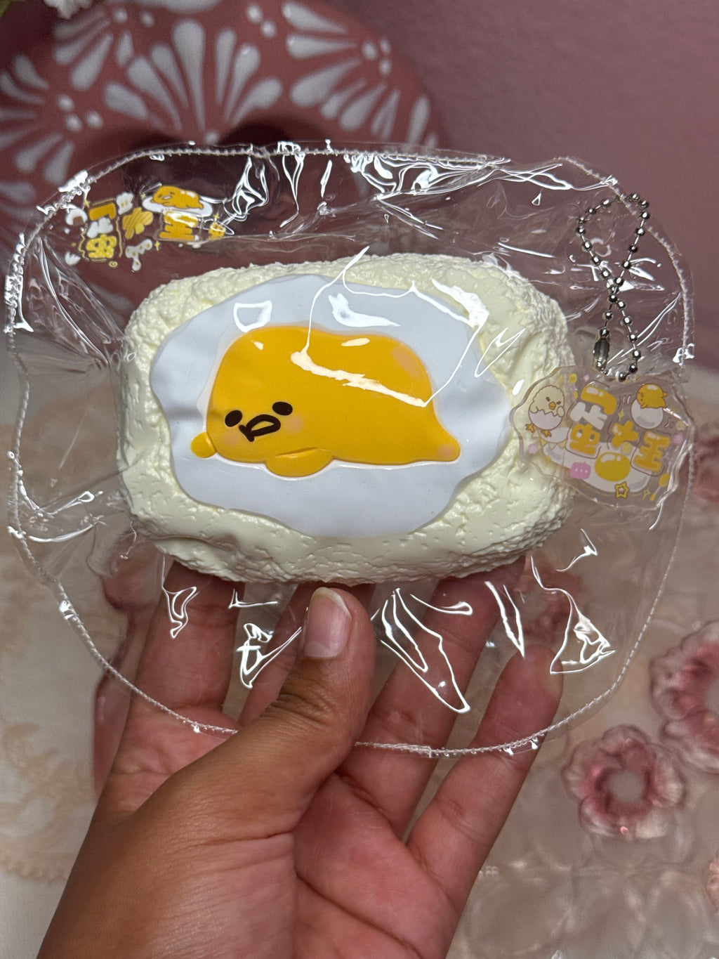 Gudetama Egg Man Taba Squishy - Food grade silicone