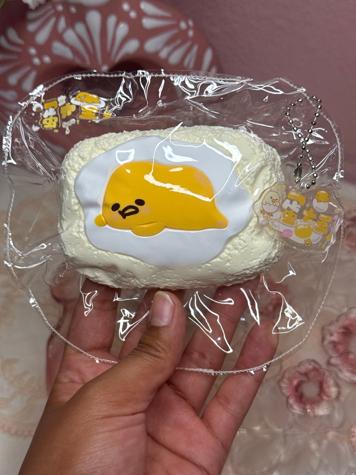 Gudetama Egg Man Taba Squishy - Food grade silicone