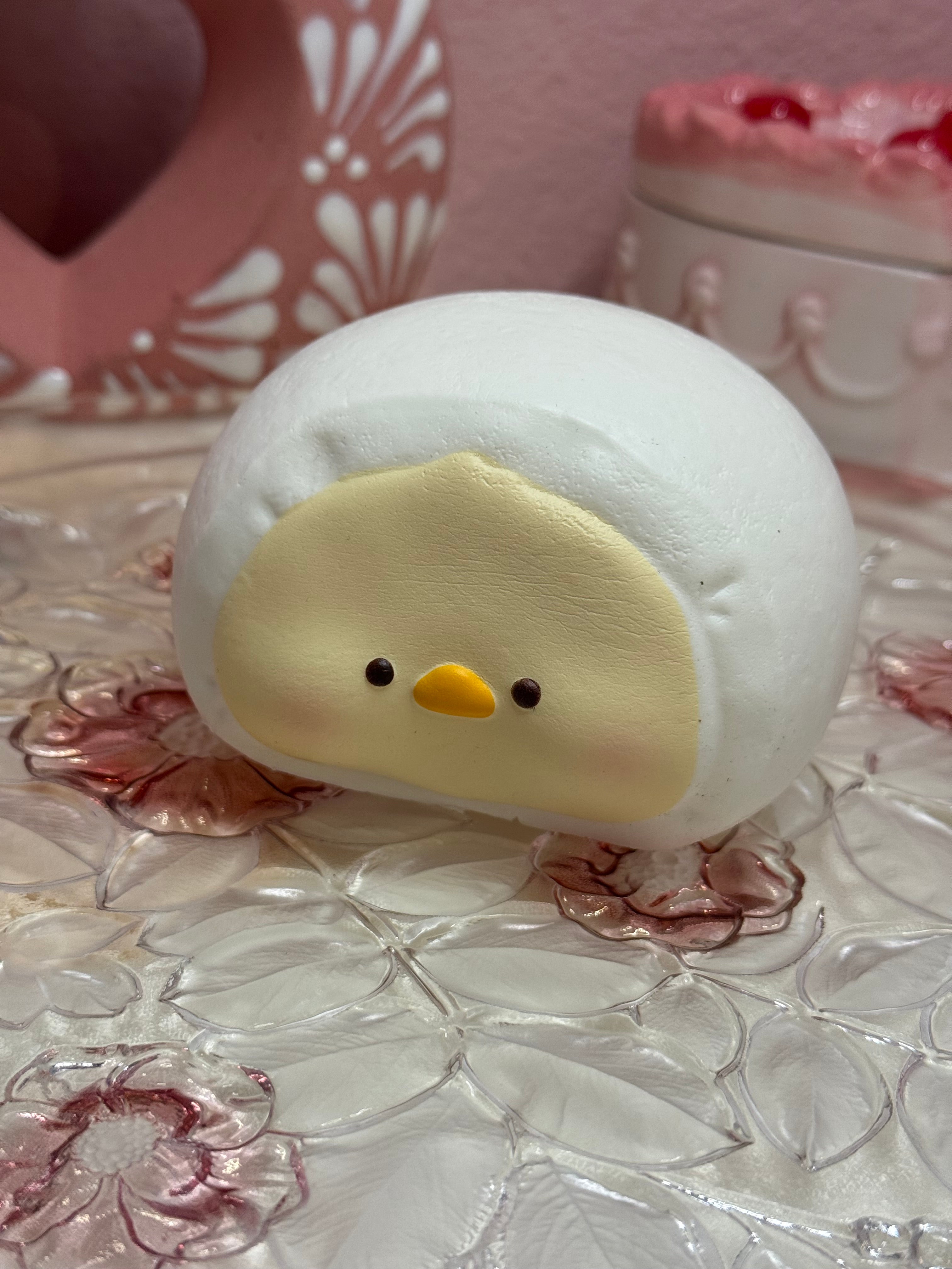 "Duckfufu" Snow Mochi Squishy ; Daifuku Duck Dessert - Smilegogo