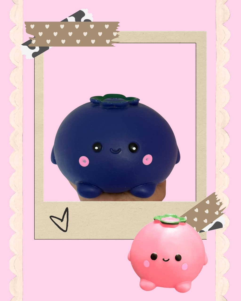 BLUEBERRY AND PINKBERRY JUMBO SQUISHY Shaving Cream texture