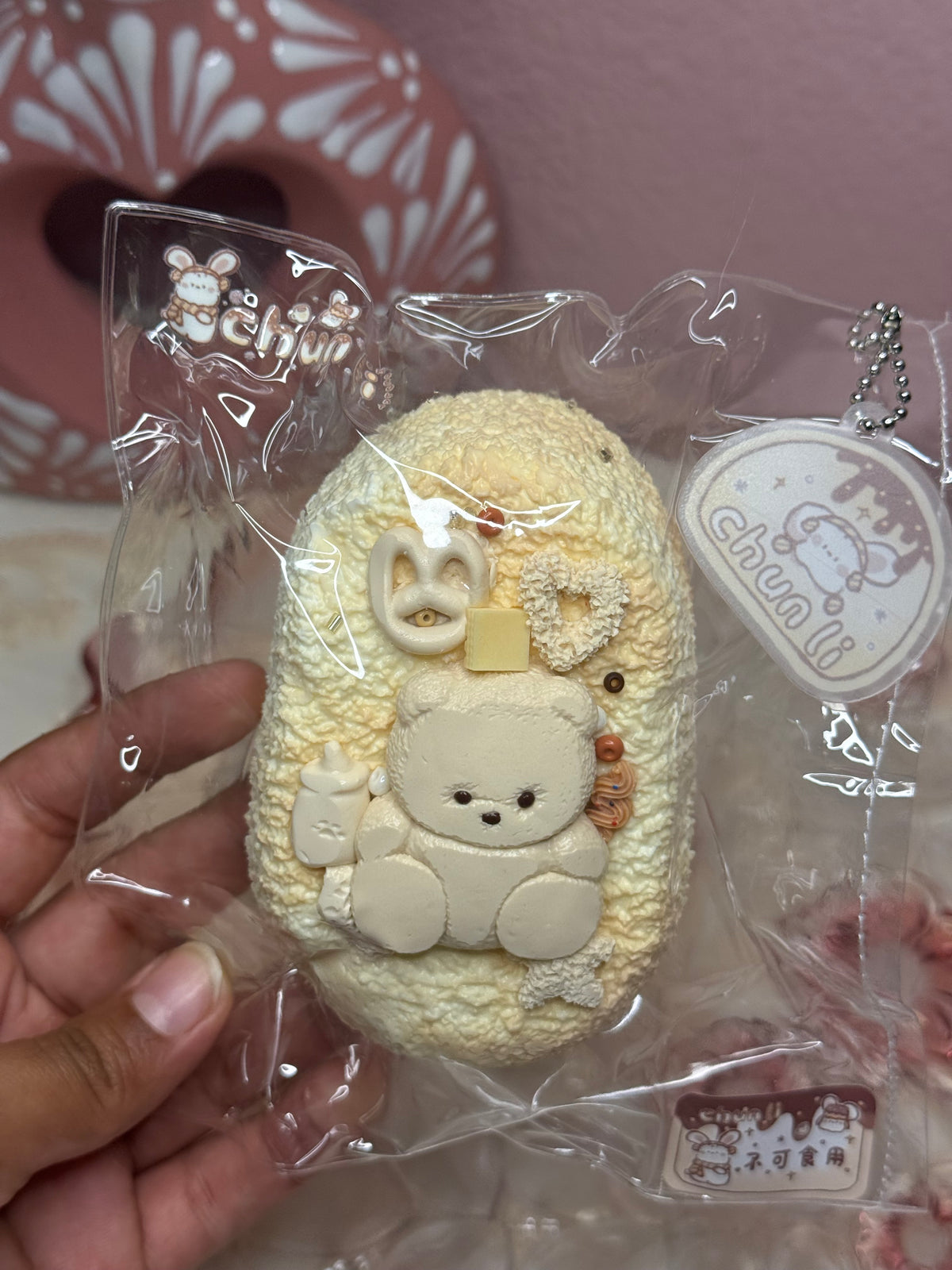 Beige Baby Bear Taba - Food Grade Silicone Squishy
