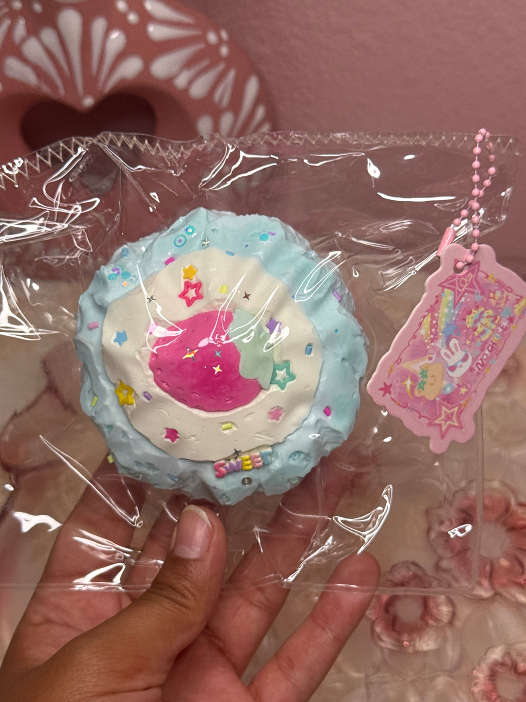 Strawberry Dream Cake Taba - Food Grade Silicone Squishy