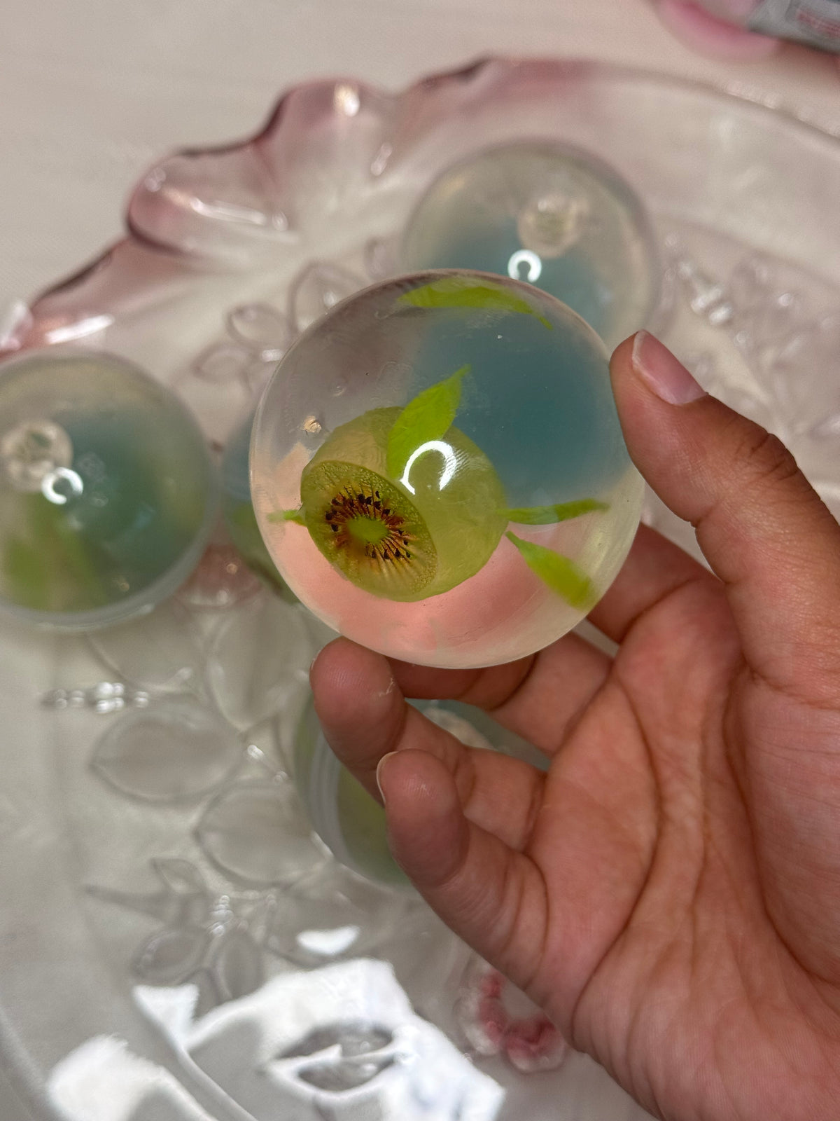 Kiwi Crystal Candy - Handmade Coconut Jelly Ball