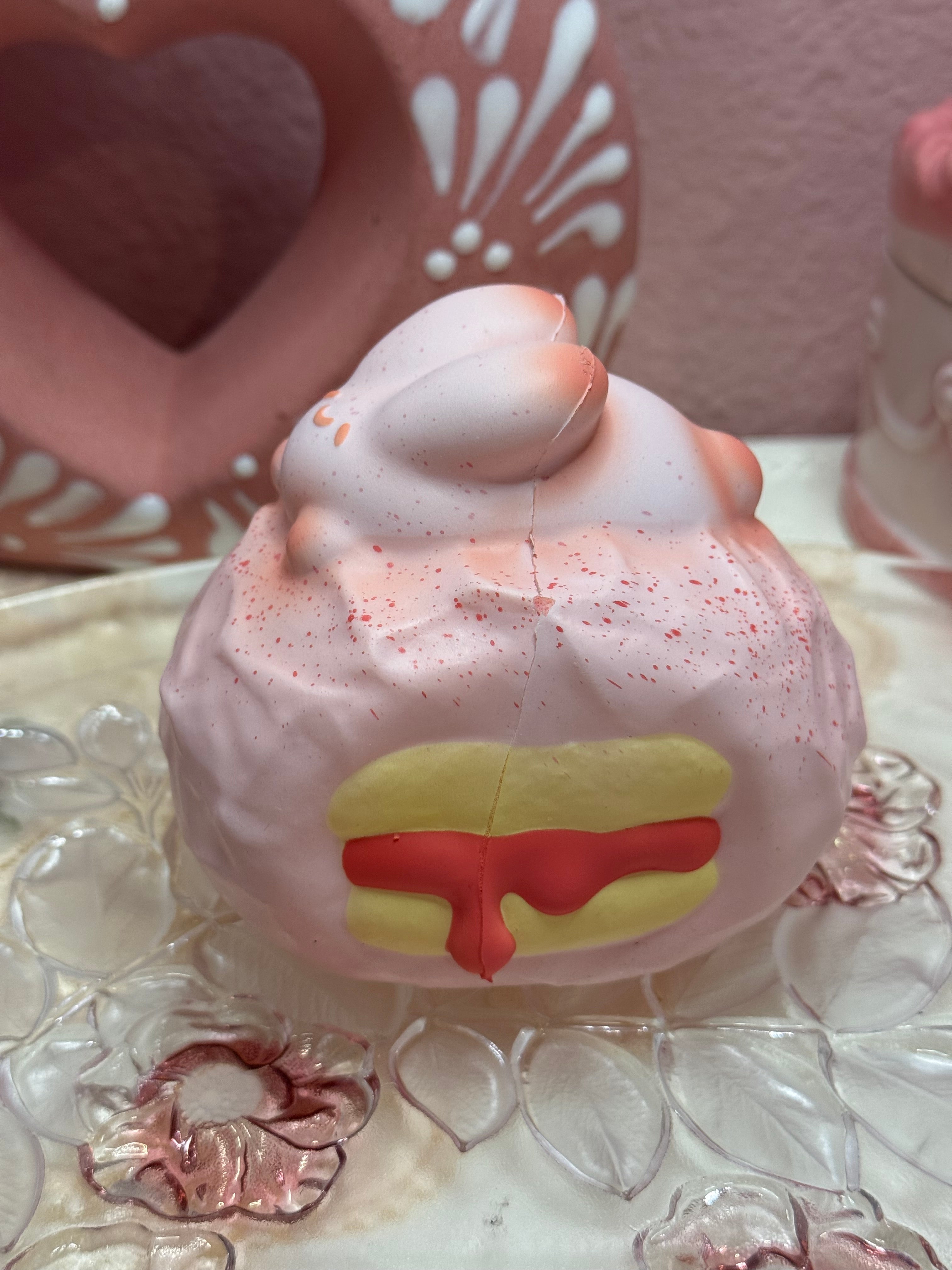 Bunny Cream Puff Layered Cake Squishy - Smilegogo