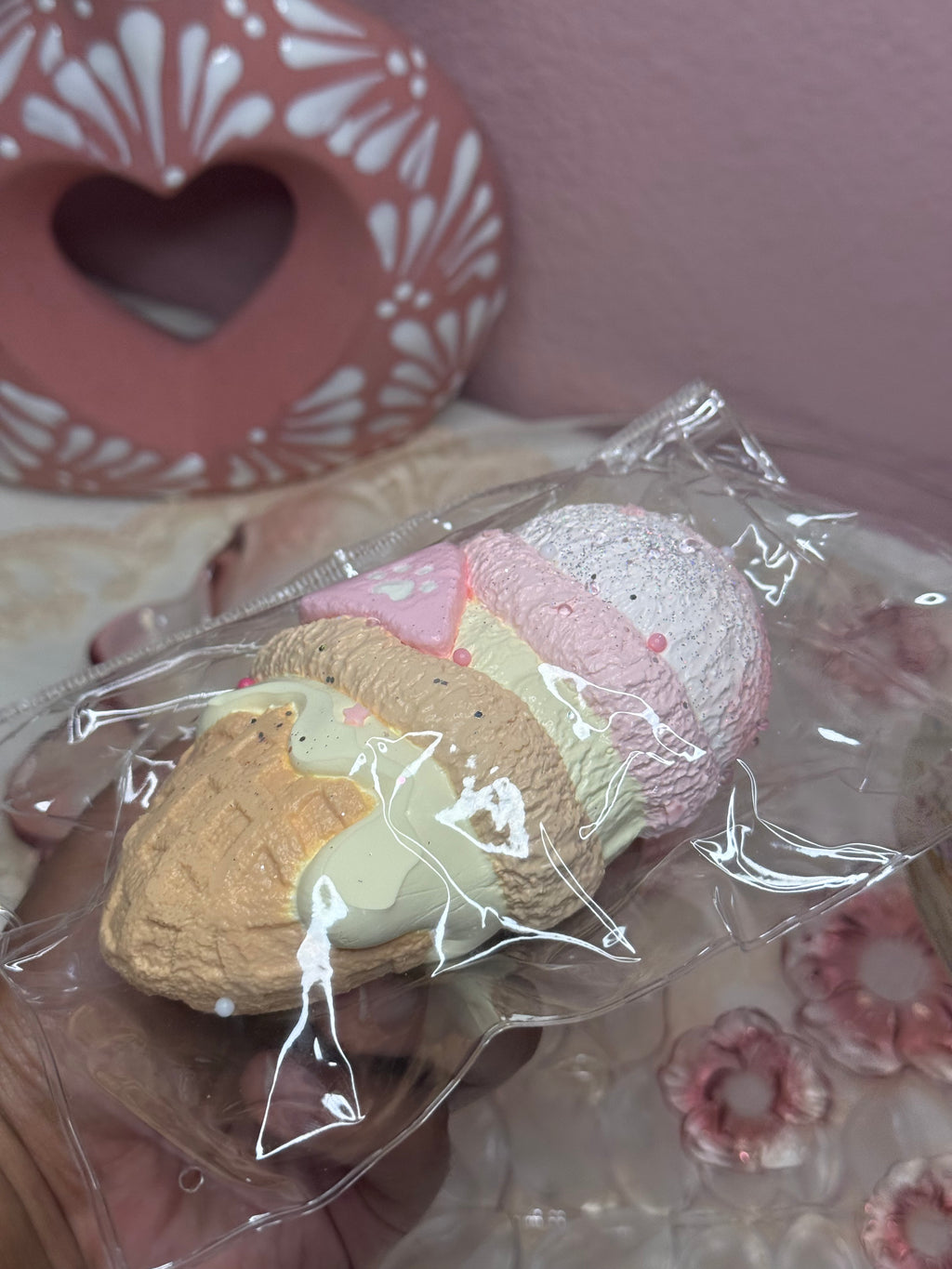 Strawberry Choco Cone Taba - Food Grade Silicone Squishy