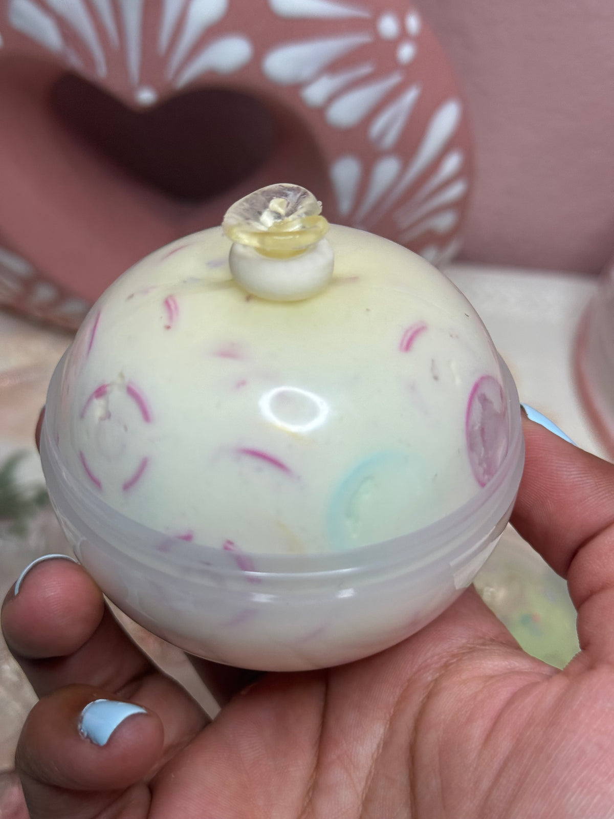 Crunchy Yogurt Balls - Large Handmade Crunchy Squishy