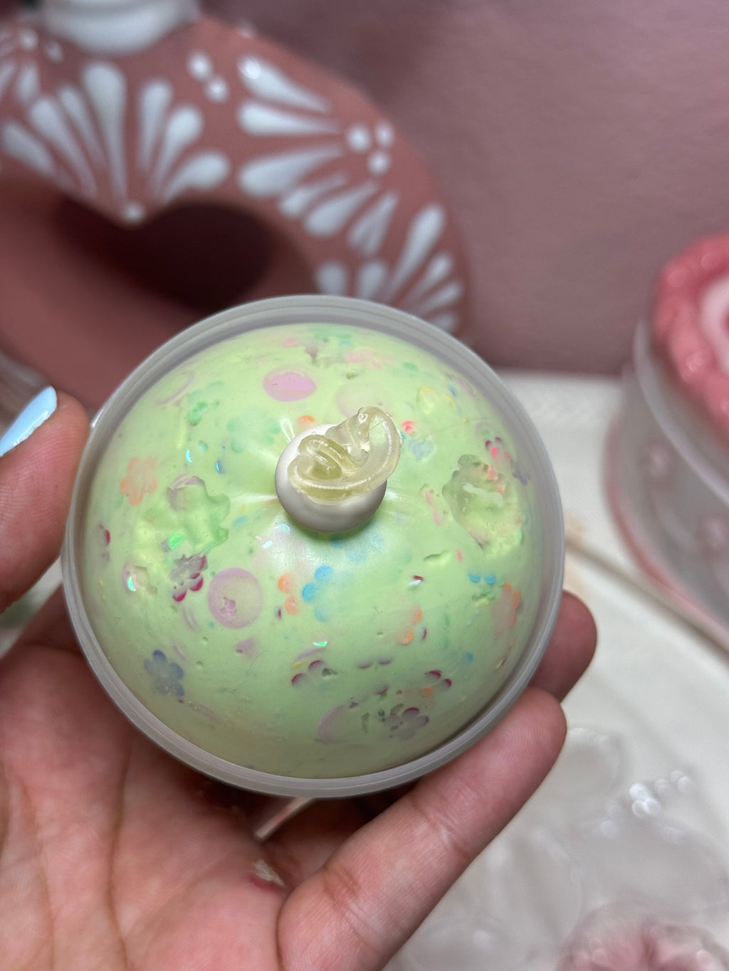 Crunchy Yogurt Balls - Large Handmade Crunchy Squishy