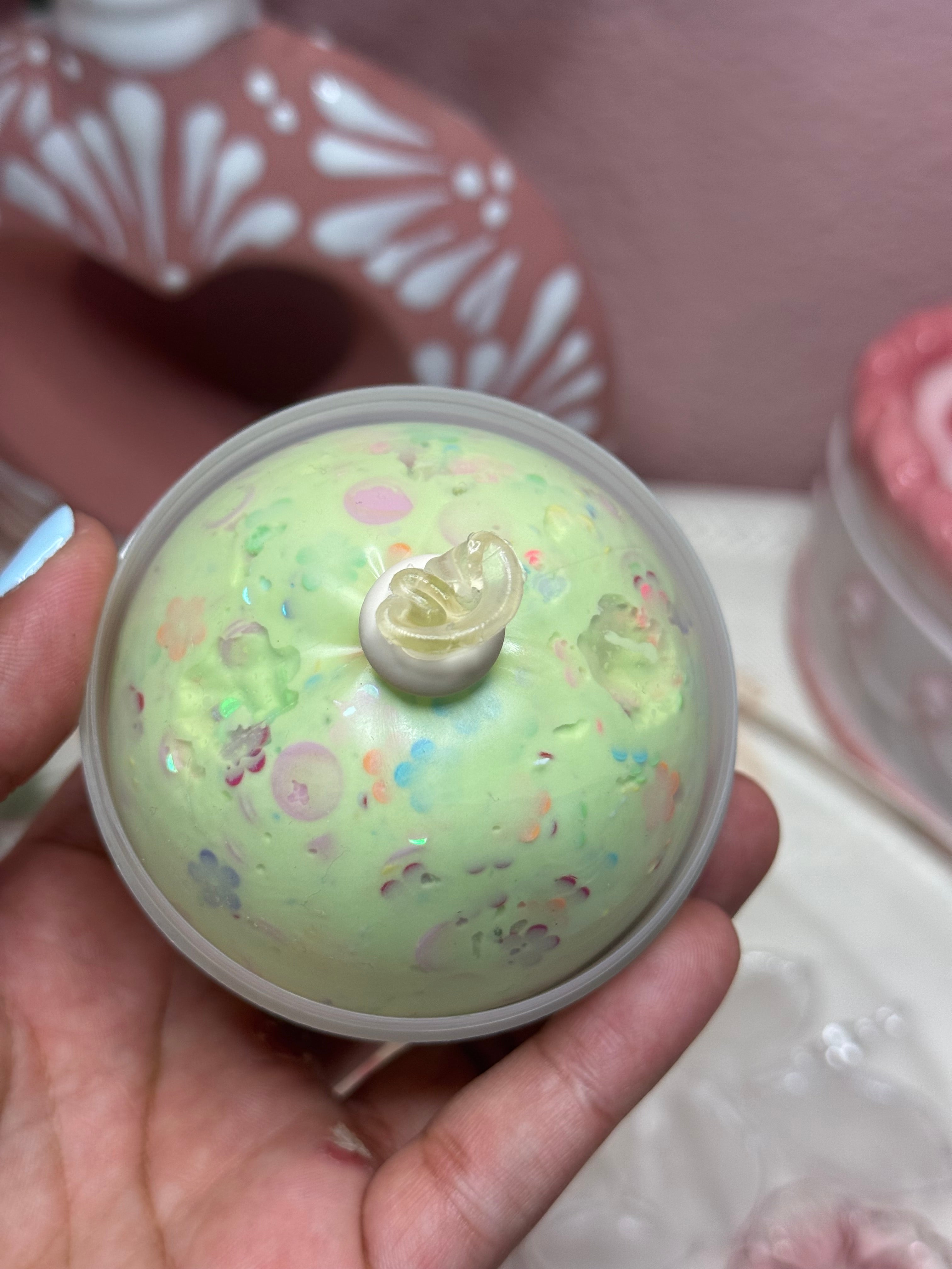 Crunchy Yogurt Balls - Large Handmade Crunchy Squishy