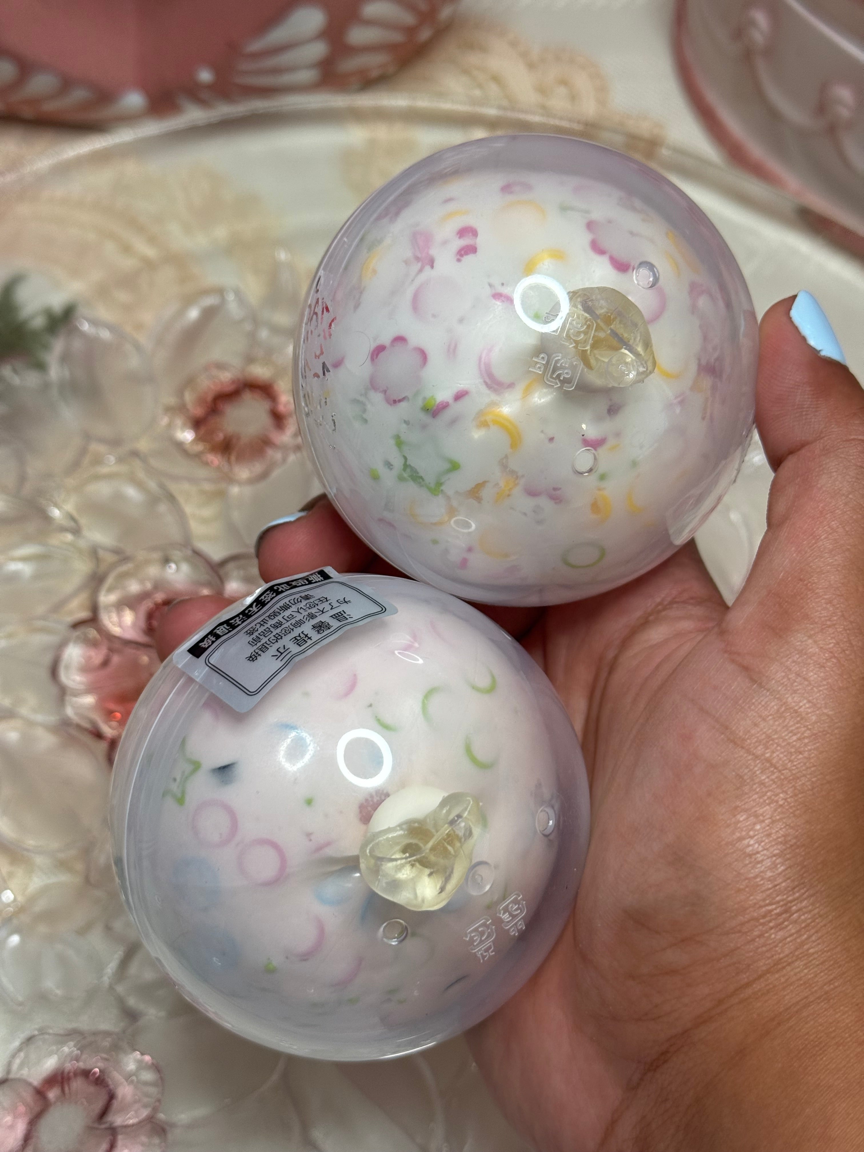 Crunchy Yogurt Balls - Large Handmade Crunchy Squishy