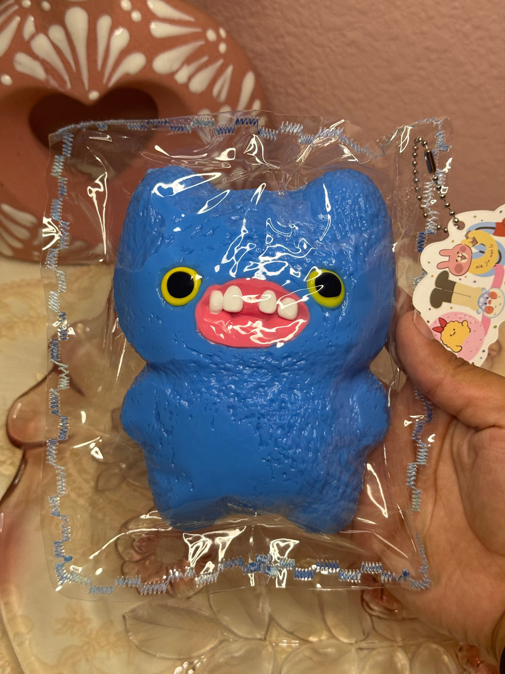 Bright Blue Fuggler Taba - Food Grade Silicone Squishy