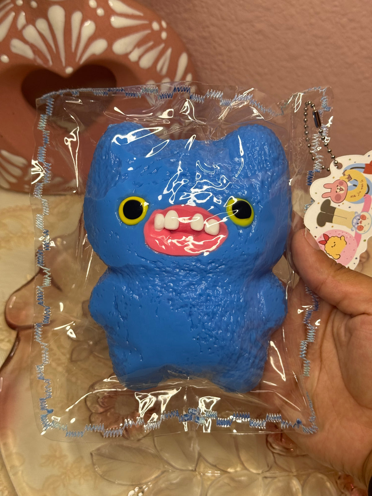 Bright Blue Fuggler Taba - Food Grade Silicone Squishy