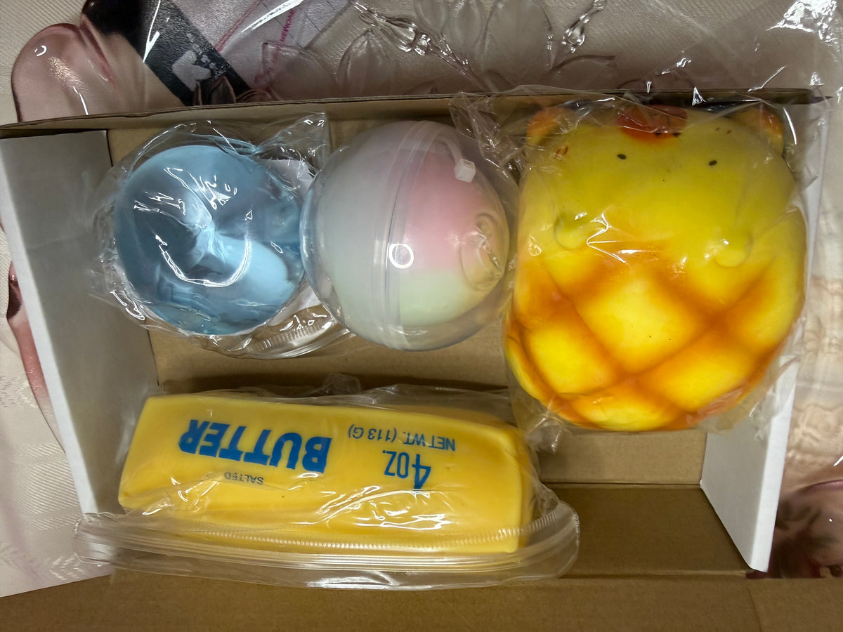 4 Item Squishy Box - Butter, Vaseline, Tabas, and Sugar squishy options!