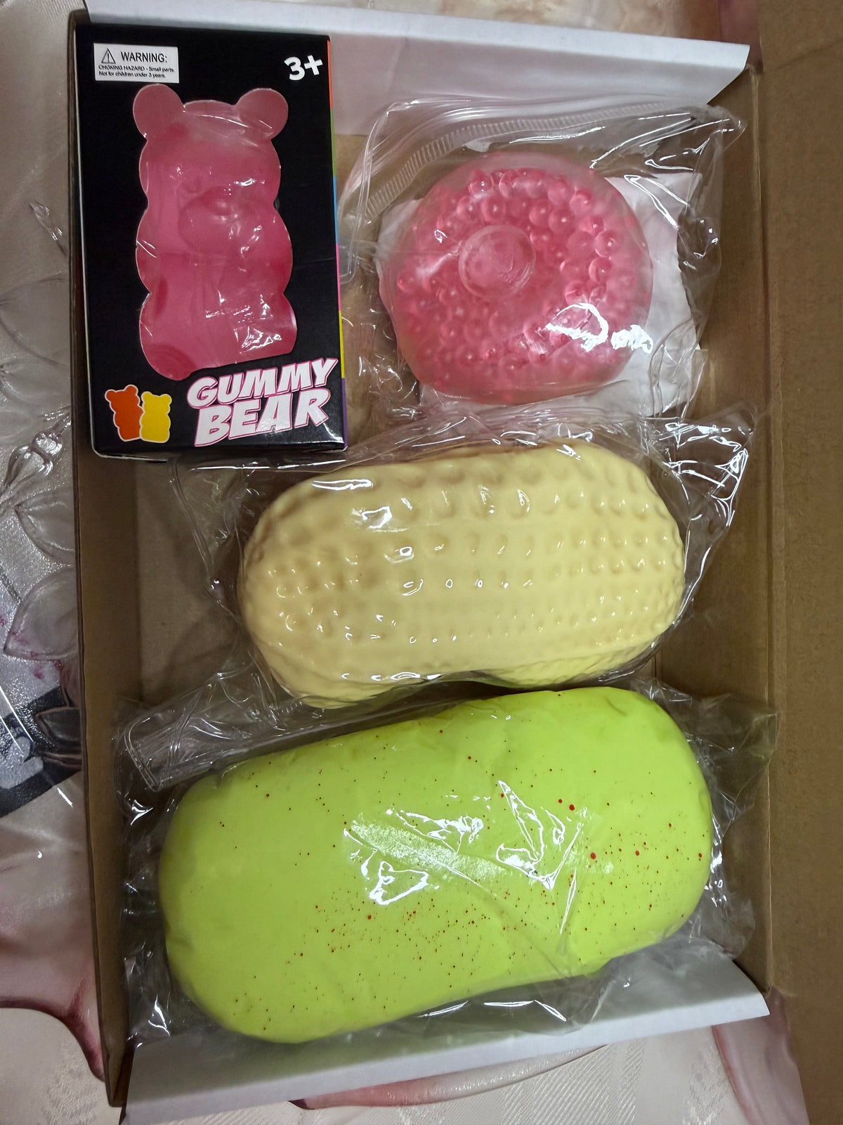 4 Item Squishy Box - Butter, Vaseline, Tabas, and Sugar squishy options!