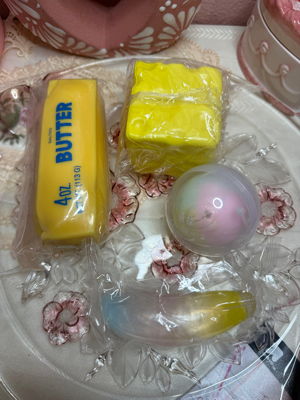 4 Item Squishy Box - Butter, Vaseline, Tabas, and Sugar squishy options!