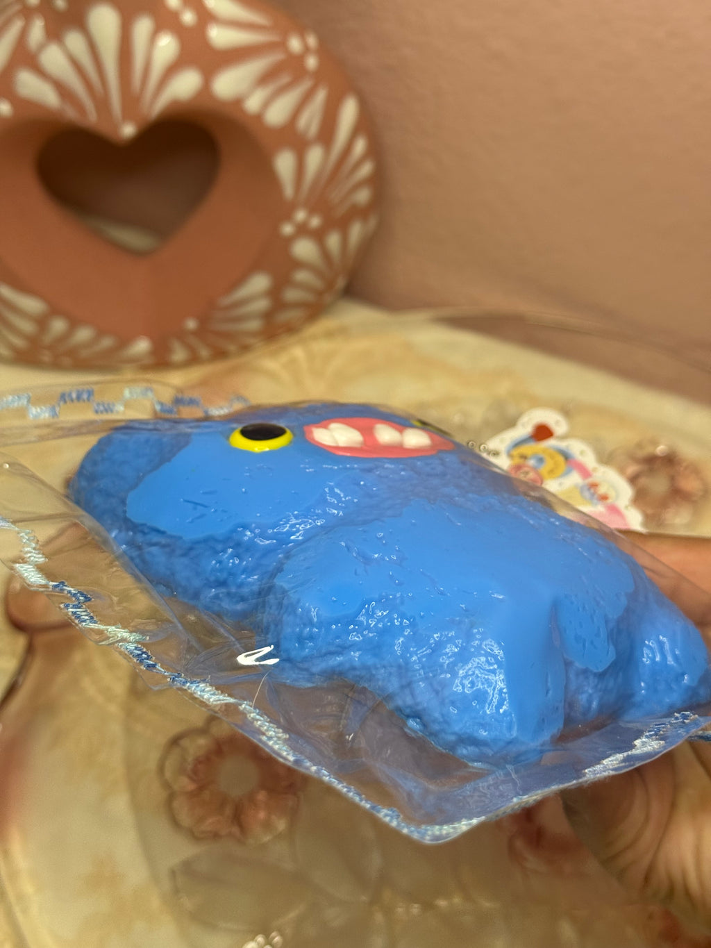 Bright Blue Fuggler Taba - Food Grade Silicone Squishy