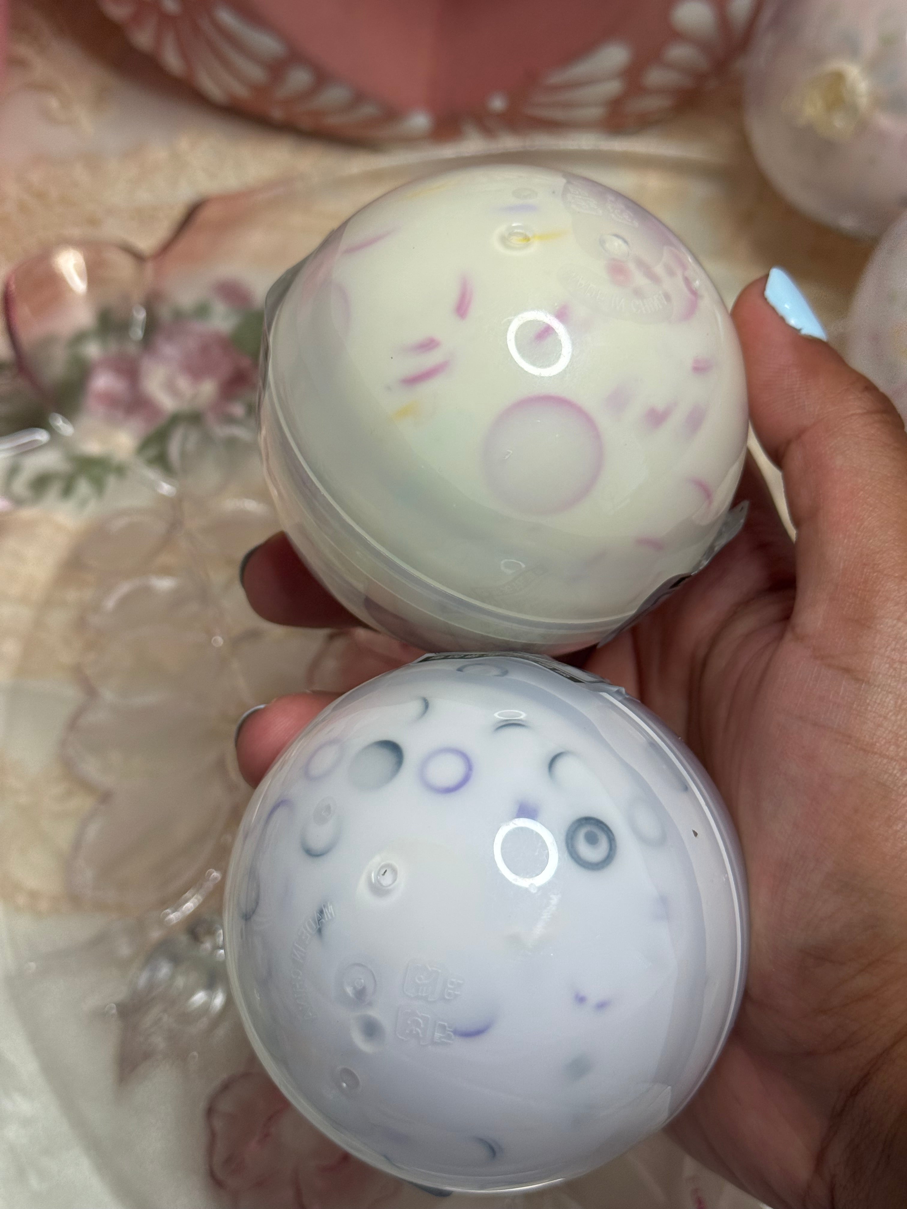 Crunchy Yogurt Balls - Large Handmade Crunchy Squishy