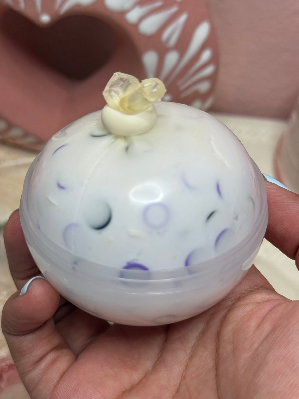 Crunchy Yogurt Balls - Large Handmade Crunchy Squishy