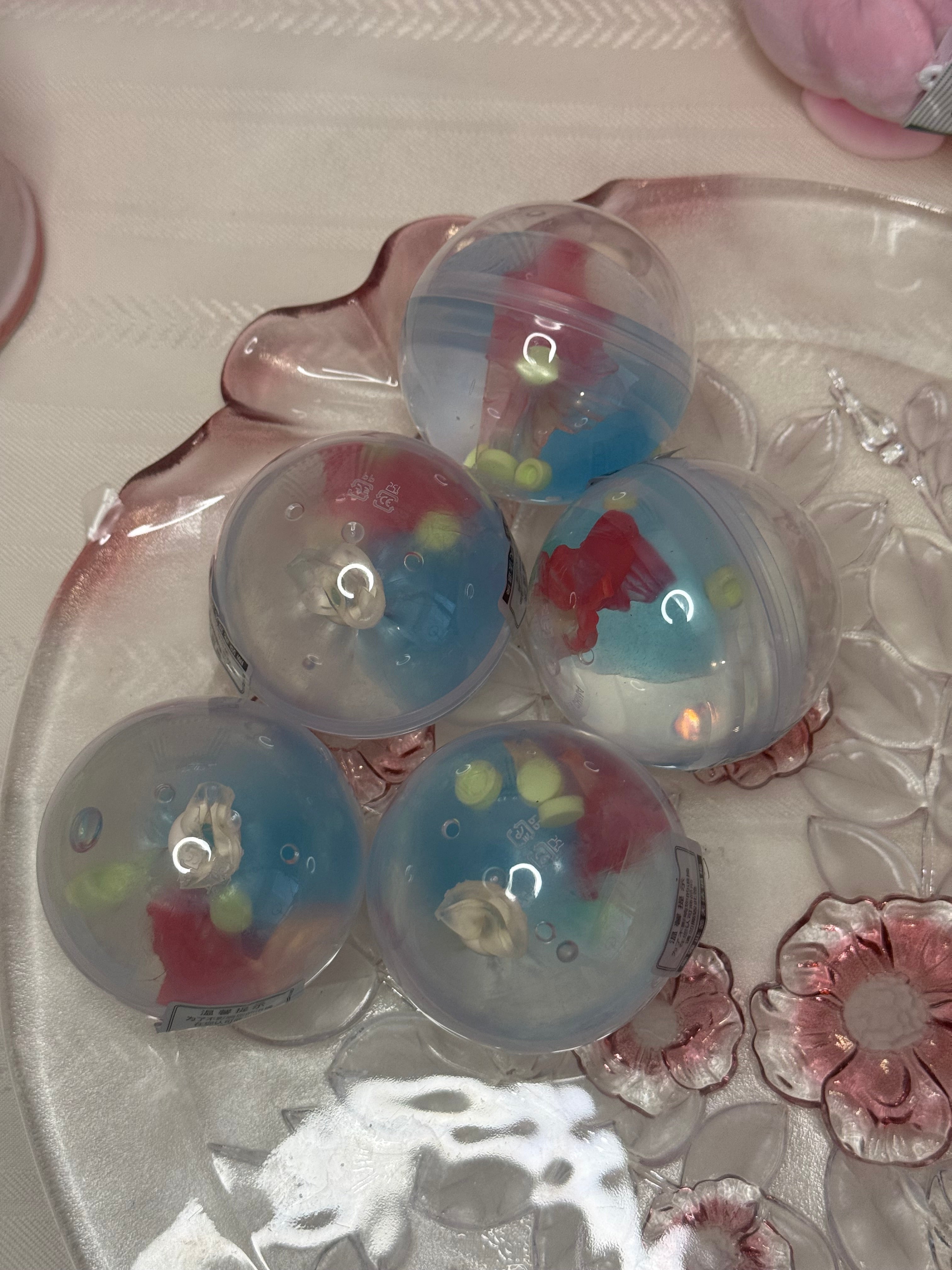 Tranquil Goldfish Pond- Handmade Coconut Jelly Ball