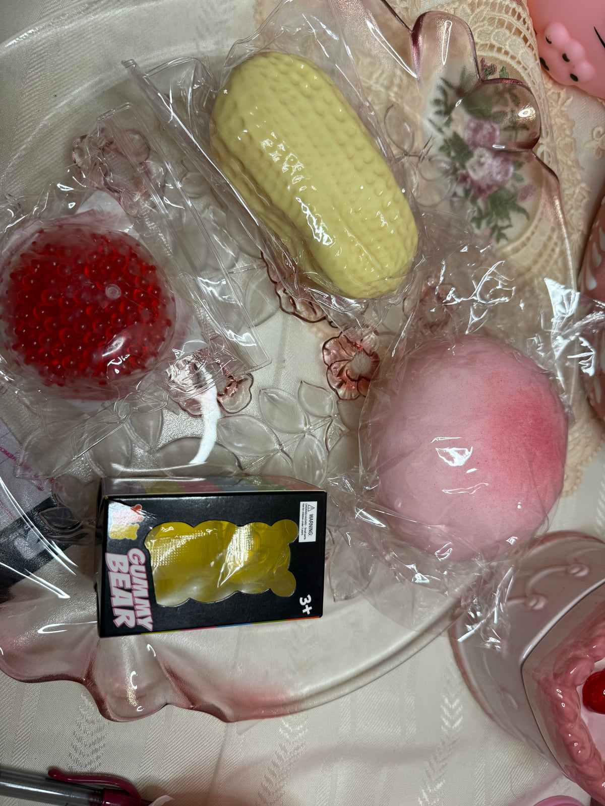 4 Item Squishy Box - Butter, Vaseline, Tabas, and Sugar squishy options!
