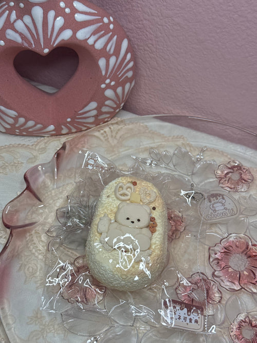 Beige Baby Bear Taba - Food Grade Silicone Squishy