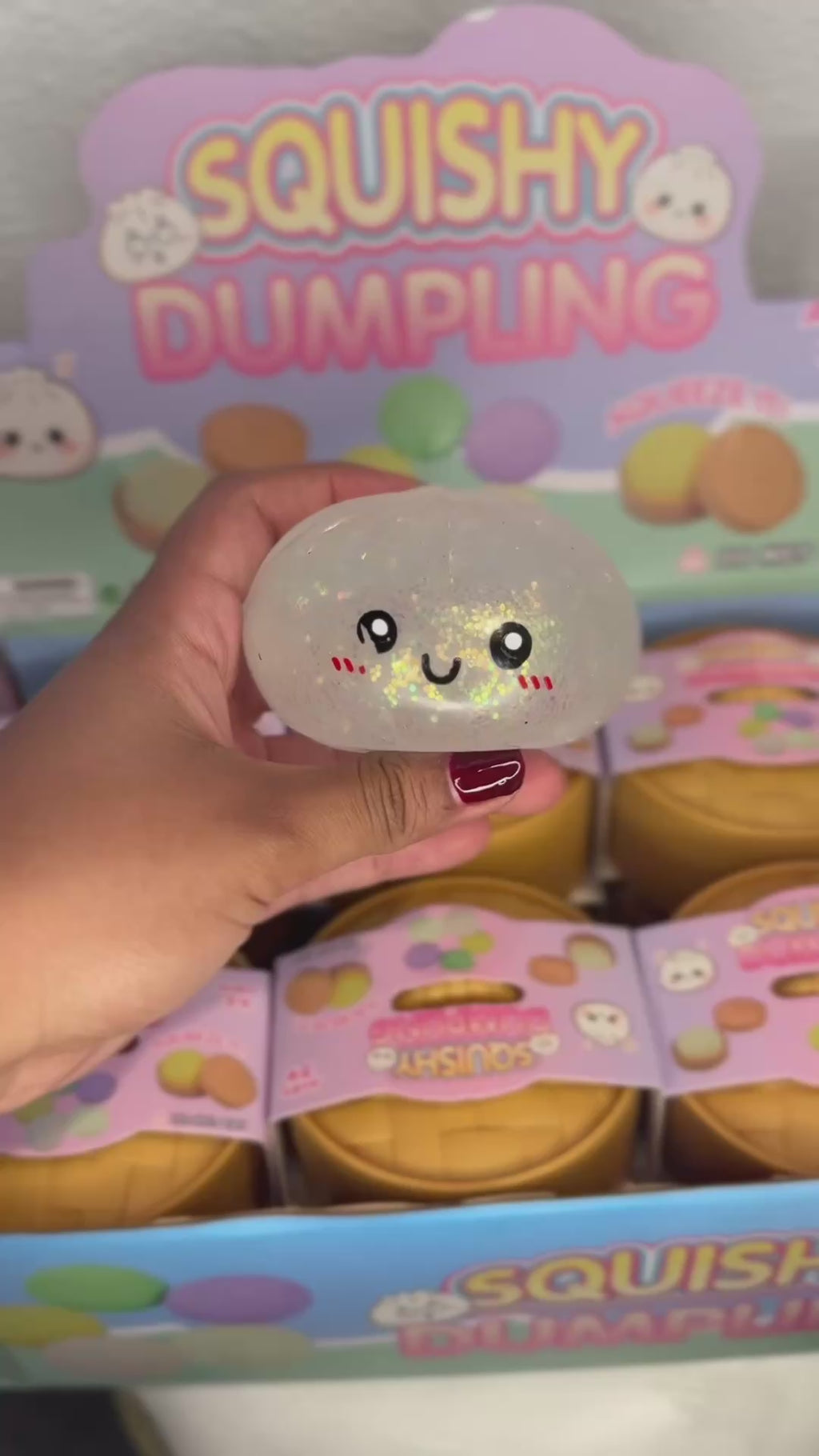 Glitter Water Dumplings -3in Diameter Surprise Color